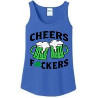 Cheers Fckers St Patricks Day Beer Ing Gift Ladies Essential Tank