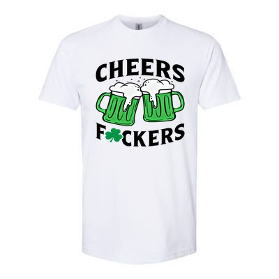 Cheers Fckers St Patricks Day Beer Ing Gift Softstyle® CVC T-Shirt