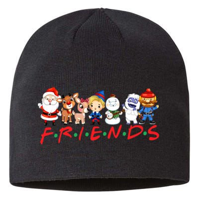 Christmas Friends Santa Rudolph Snowman Family Xmas Sustainable Beanie