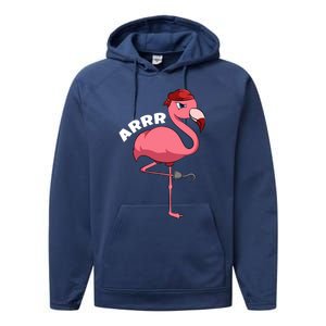 Caribbean Freebooter Sea Thief Girl Flamingo Pirate Performance Fleece Hoodie