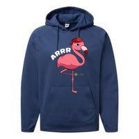 Caribbean Freebooter Sea Thief Girl Flamingo Pirate Performance Fleece Hoodie