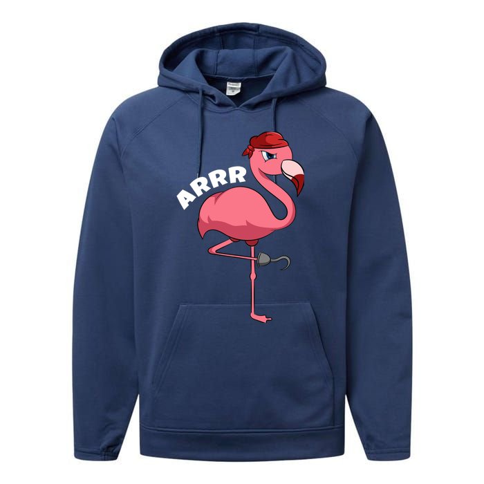 Caribbean Freebooter Sea Thief Girl Flamingo Pirate Performance Fleece Hoodie