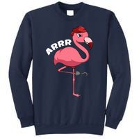 Caribbean Freebooter Sea Thief Girl Flamingo Pirate Sweatshirt