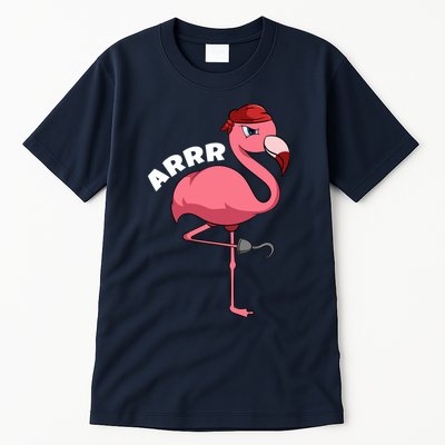 Caribbean Freebooter Sea Thief Girl Flamingo Pirate Tall T-Shirt
