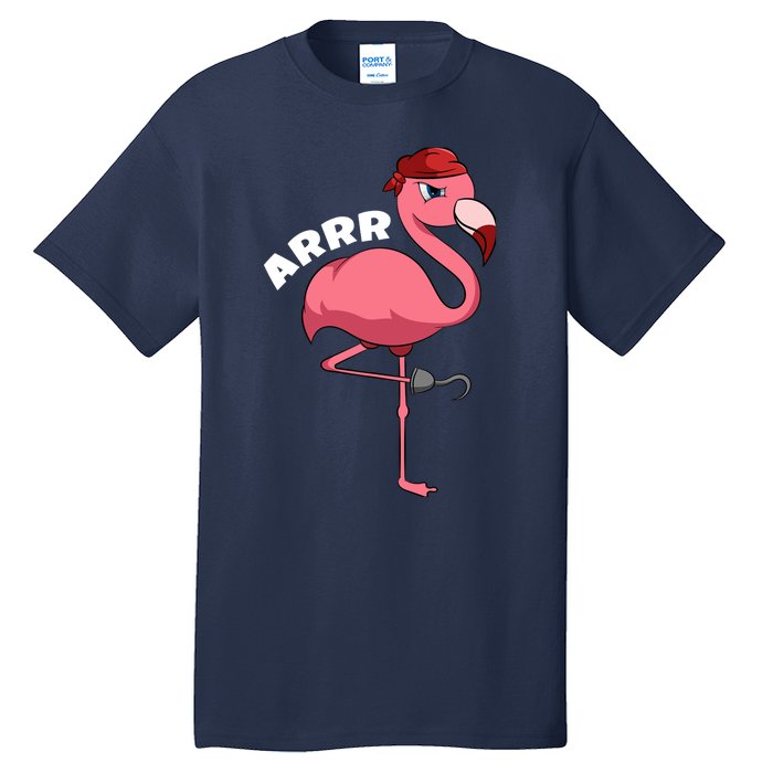 Caribbean Freebooter Sea Thief Girl Flamingo Pirate Tall T-Shirt