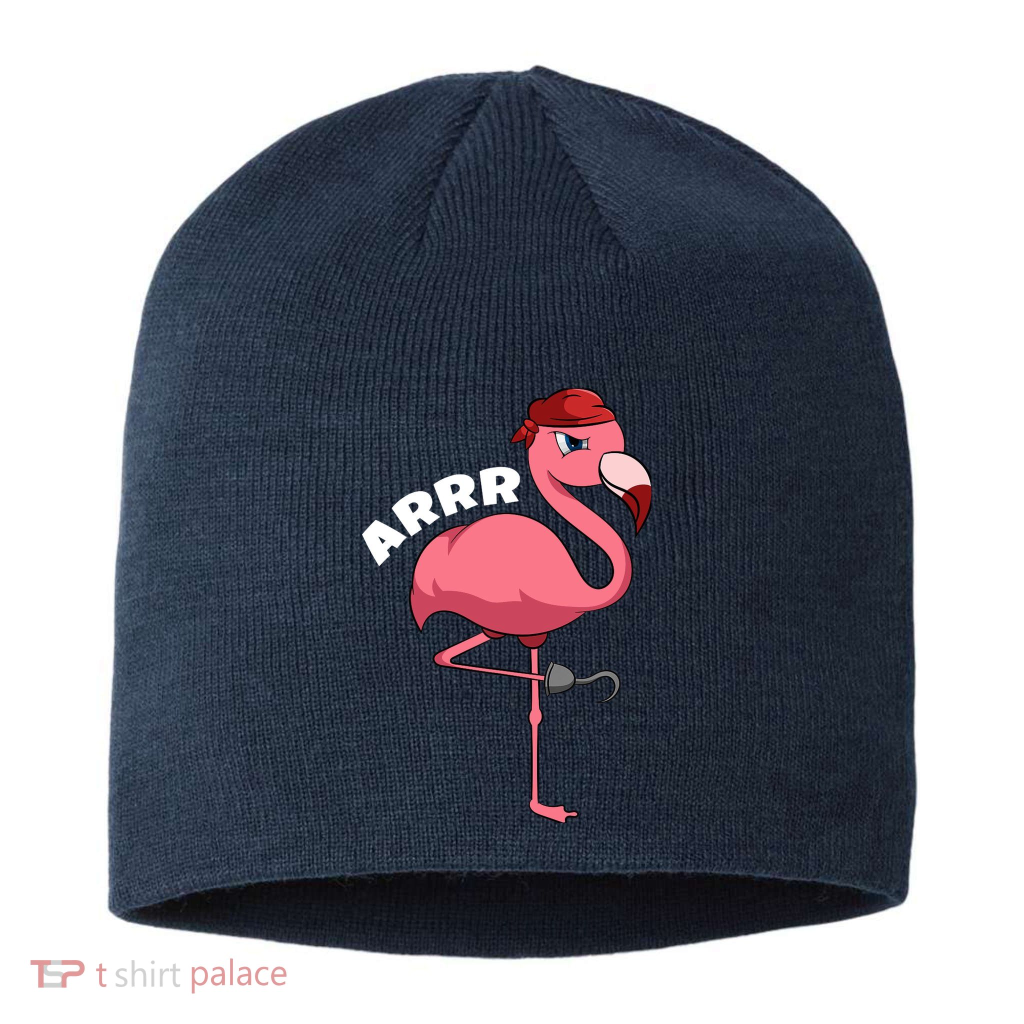 Caribbean Freebooter Sea Thief Girl Flamingo Pirate Sustainable Beanie