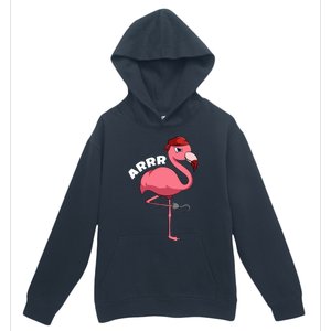 Caribbean Freebooter Sea Thief Girl Flamingo Pirate Urban Pullover Hoodie