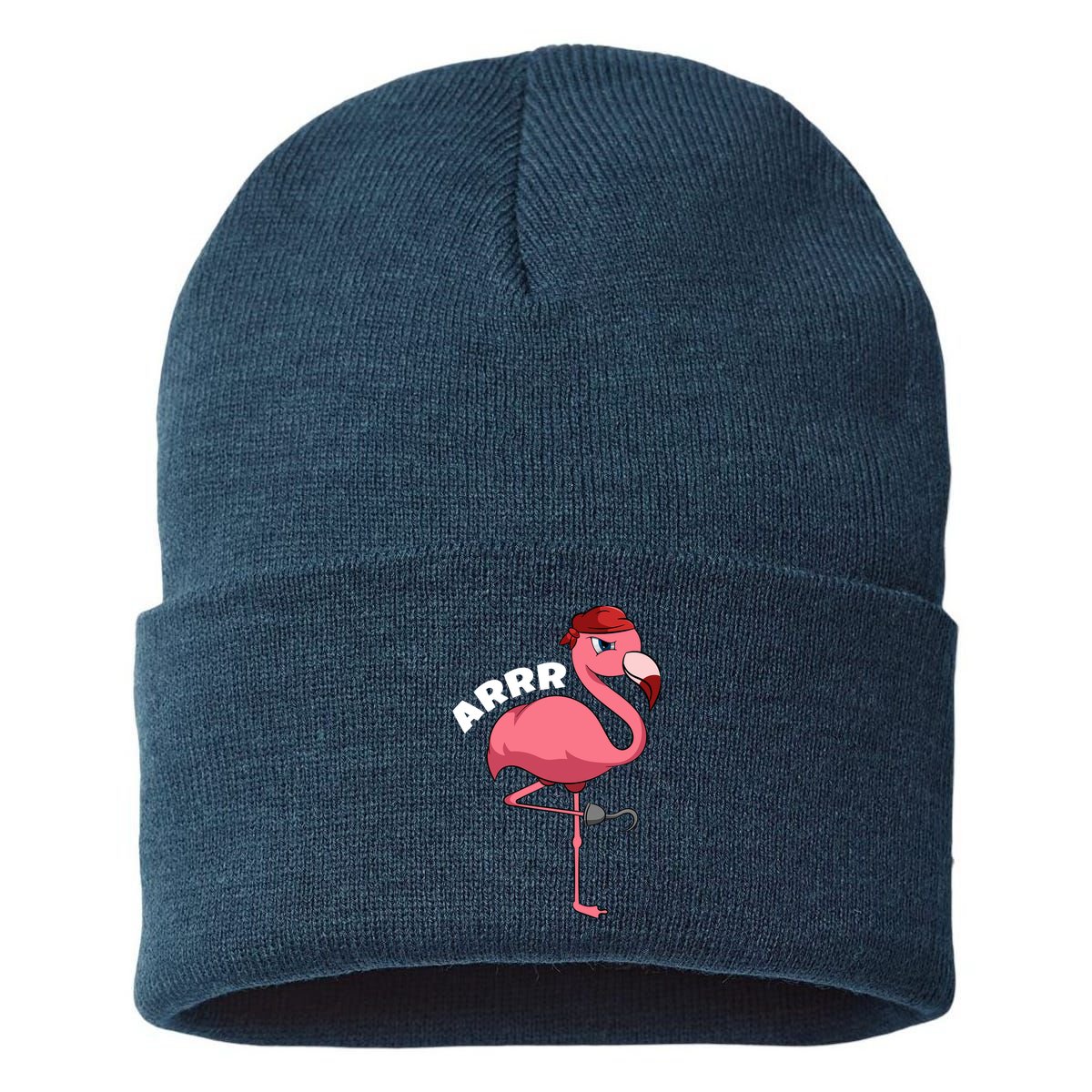 Caribbean Freebooter Sea Thief Girl Flamingo Pirate Sustainable Knit Beanie