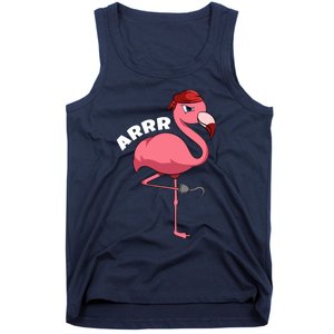 Caribbean Freebooter Sea Thief Girl Flamingo Pirate Tank Top