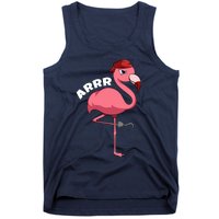 Caribbean Freebooter Sea Thief Girl Flamingo Pirate Tank Top