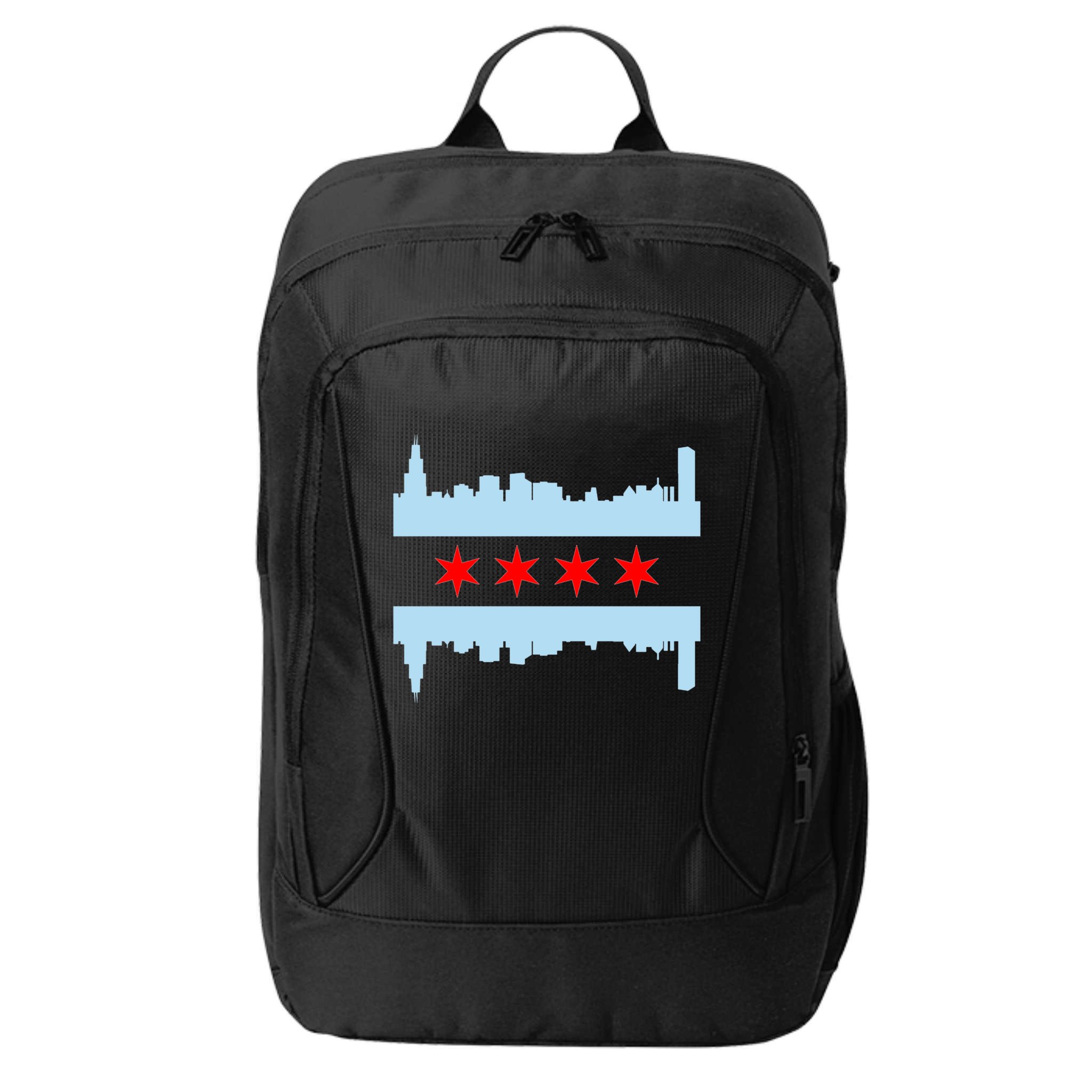 Chicago Flag Skyline City Backpack