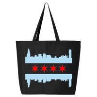 Chicago Flag Skyline 25L Jumbo Tote