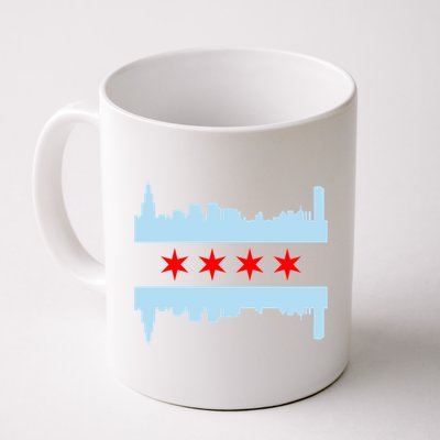 Chicago Flag Skyline Mug