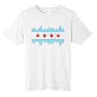 Chicago Flag Skyline Pride Illinois Vintage Tall Fusion ChromaSoft Performance T-Shirt