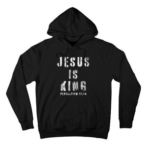 Christianity Faith Savior Almighty Lord Jesus Is King Hoodie