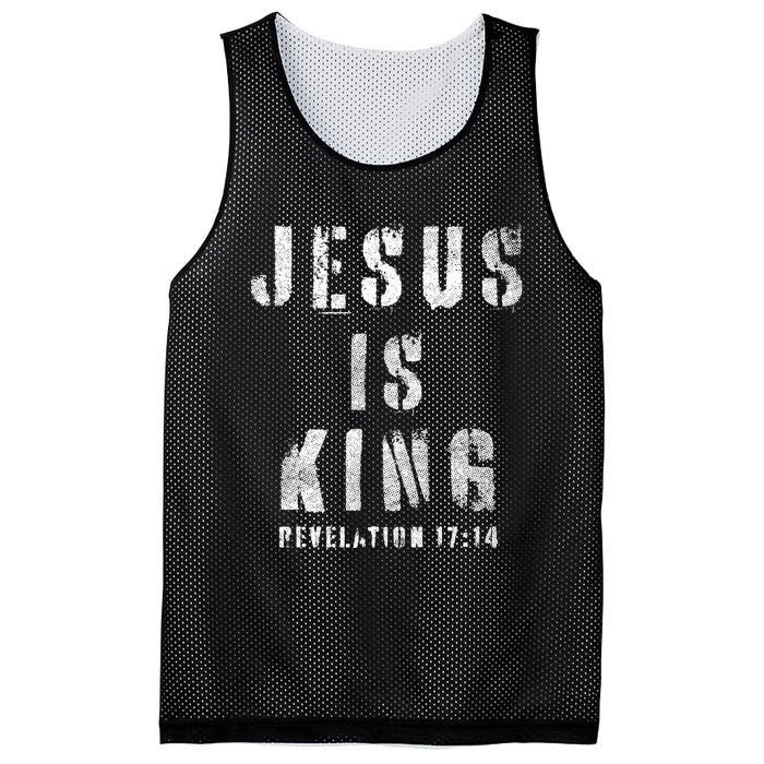 Christianity Faith Savior Almighty Lord Jesus Is King Mesh Reversible Basketball Jersey Tank