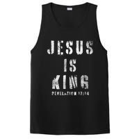 Christianity Faith Savior Almighty Lord Jesus Is King PosiCharge Competitor Tank