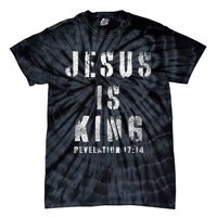 Christianity Faith Savior Almighty Lord Jesus Is King Tie-Dye T-Shirt