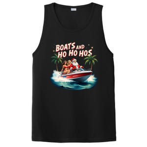 Christmas Funny Santa Boats And Ho Ho Hos Cool Gift PosiCharge Competitor Tank