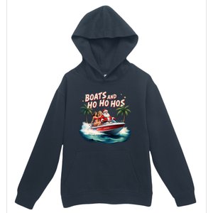 Christmas Funny Santa Boats And Ho Ho Hos Cool Gift Urban Pullover Hoodie