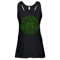 Cheers Fckers St Patricks Day MäNner Frauen Bier Trinken Gift Ladies Essential Flowy Tank