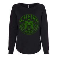 Cheers Fckers St Patricks Day MäNner Frauen Bier Trinken Gift Womens California Wash Sweatshirt