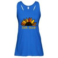 Cute Fall Sunflower Back To School Sixth Grade 6Th Grade Gift Ladies Essential Flowy Tank