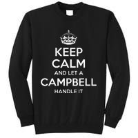 Campbell Funny Surname Family Tree Birthday Reunion Tall Sweatshirt