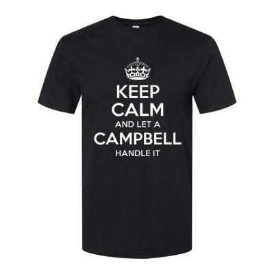 Campbell Funny Surname Family Tree Birthday Reunion Softstyle® CVC T-Shirt