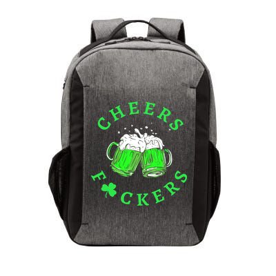 Cheers Fuckers St Patricks Day Beer Drinking Mugs Vector Backpack