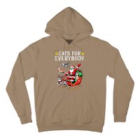 Cats For Santa Everybody Christmas Cat Hoodie