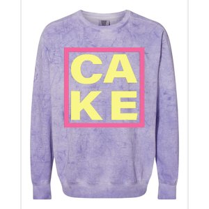 Cake Funny Sweet Baking Frosting Colorblast Crewneck Sweatshirt