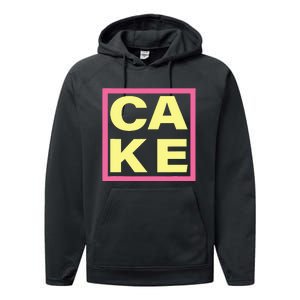 Cake Funny Sweet Baking Frosting Performance Fleece Hoodie