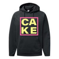 Cake Funny Sweet Baking Frosting Performance Fleece Hoodie