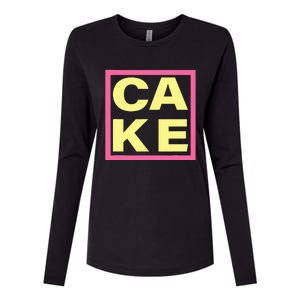 Cake Funny Sweet Baking Frosting Womens Cotton Relaxed Long Sleeve T-Shirt