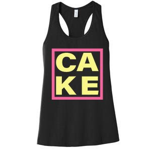 Cake Funny Sweet Baking Frosting Women's Racerback Tank