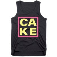 Cake Funny Sweet Baking Frosting Tank Top