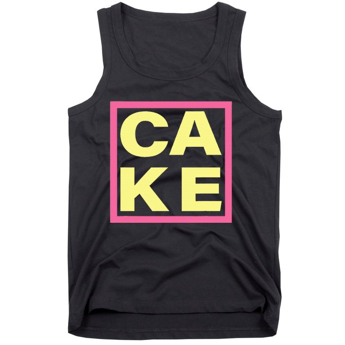 Cake Funny Sweet Baking Frosting Tank Top