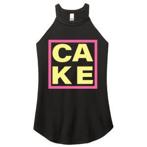 Cake Funny Sweet Baking Frosting Women's Perfect Tri Rocker Tank