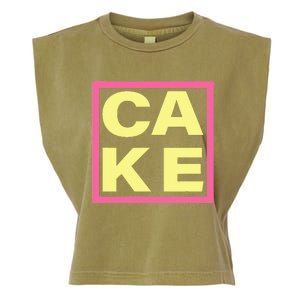 Cake Funny Sweet Baking Frosting Garment-Dyed Women's Muscle Tee