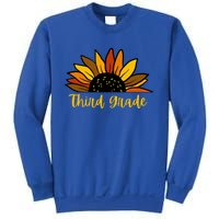 Cute Fall Sunflower Back To School Third Grade 3Rd Grade Cute Gift Sweatshirt