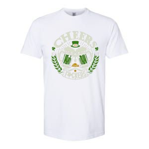 Cheers Fckers St Patricks Day Funny Beer Ing Meaningful Gift Softstyle CVC T-Shirt