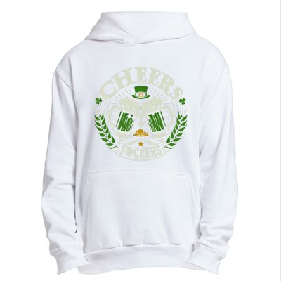 Cheers Fckers St Patricks Day Funny Beer Ing Meaningful Gift Urban Pullover Hoodie