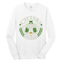 Cheers Fckers St Patricks Day Funny Beer Ing Meaningful Gift Tall Long Sleeve T-Shirt