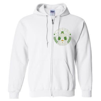 Cheers Fckers St Patricks Day Funny Beer Ing Meaningful Gift Full Zip Hoodie