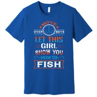 Cute Fisher Summer Family Vacation Camping Fishing Gift Premium T-Shirt