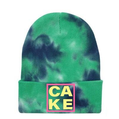 Cake Funny Sweet Baking Frosting Tie Dye 12in Knit Beanie