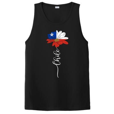 Chile Flag Sunflower Vintage Chileans Lover Taiwan Gift PosiCharge Competitor Tank