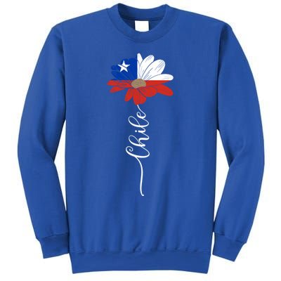 Chile Flag Sunflower Vintage Chileans Lover Taiwan Gift Sweatshirt