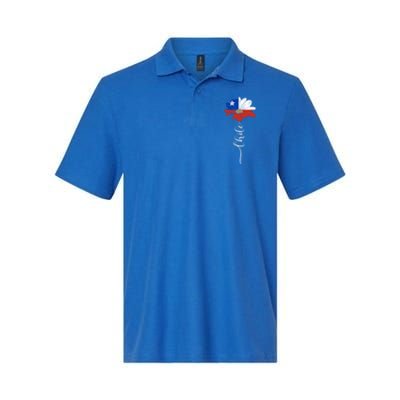 Chile Flag Sunflower Vintage Chileans Lover Taiwan Gift Softstyle Adult Sport Polo